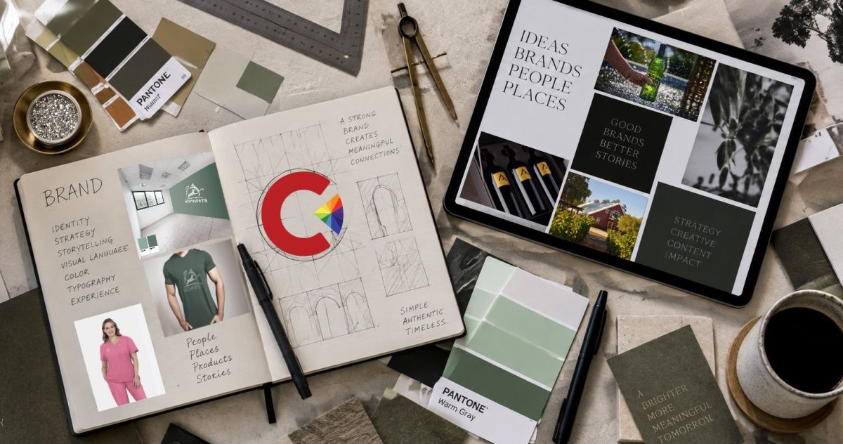 Branding and Advertising services for Veterinarians, Architects and Wine Country