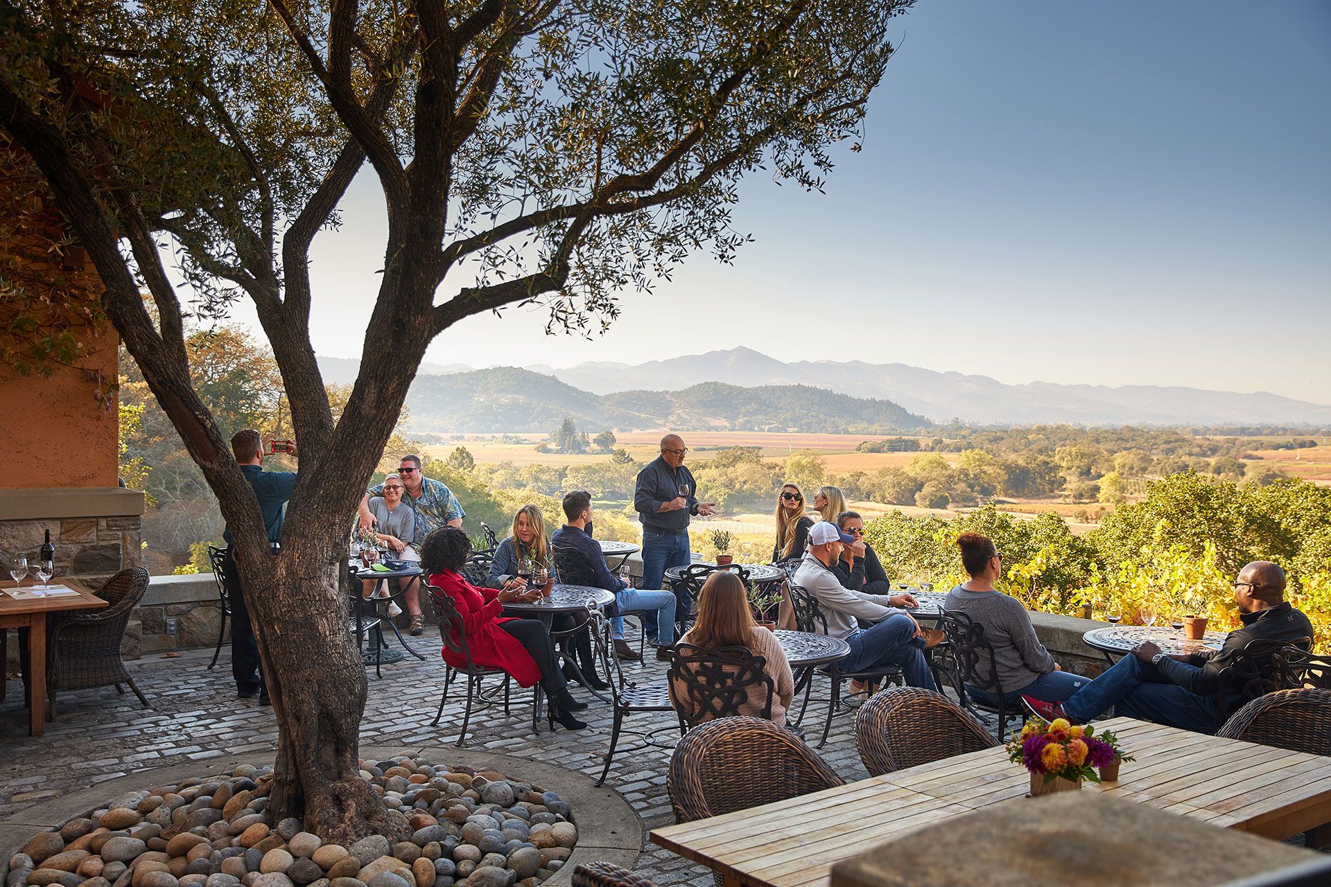 Silverado Vineyards outdoor tasting experience